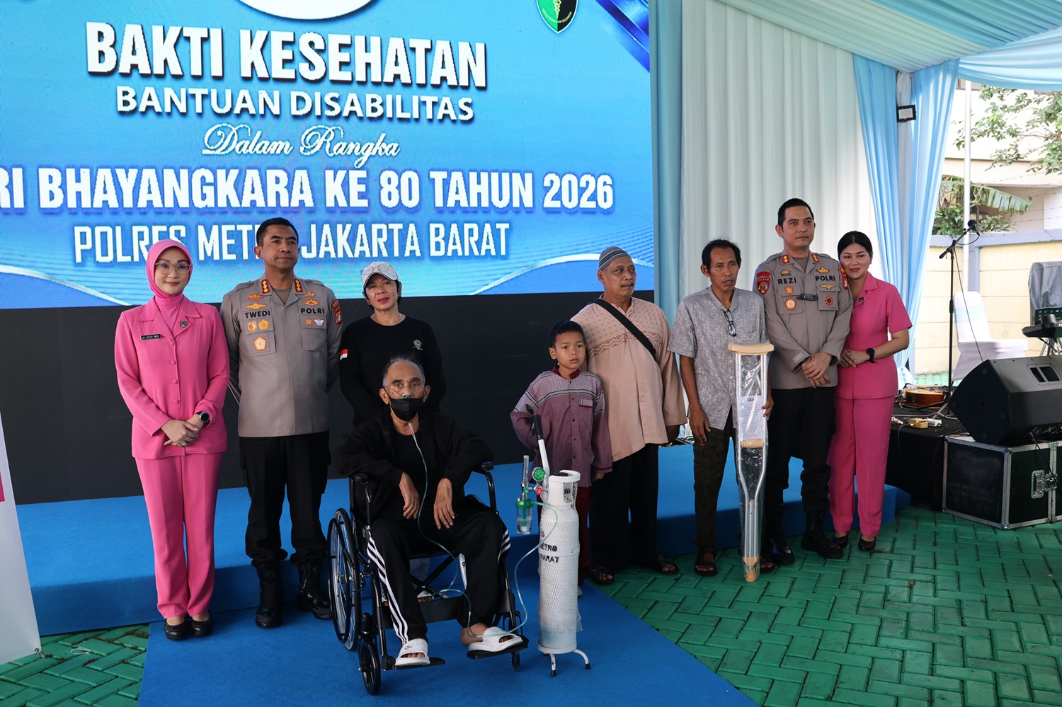 Dharma Sehat — Kegiatan bakti Kesehatan Bantuan Disabilitas